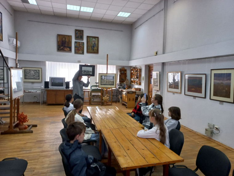 Посещение музея-мастерской заслуженного художника РФ С. С. Косенкова.